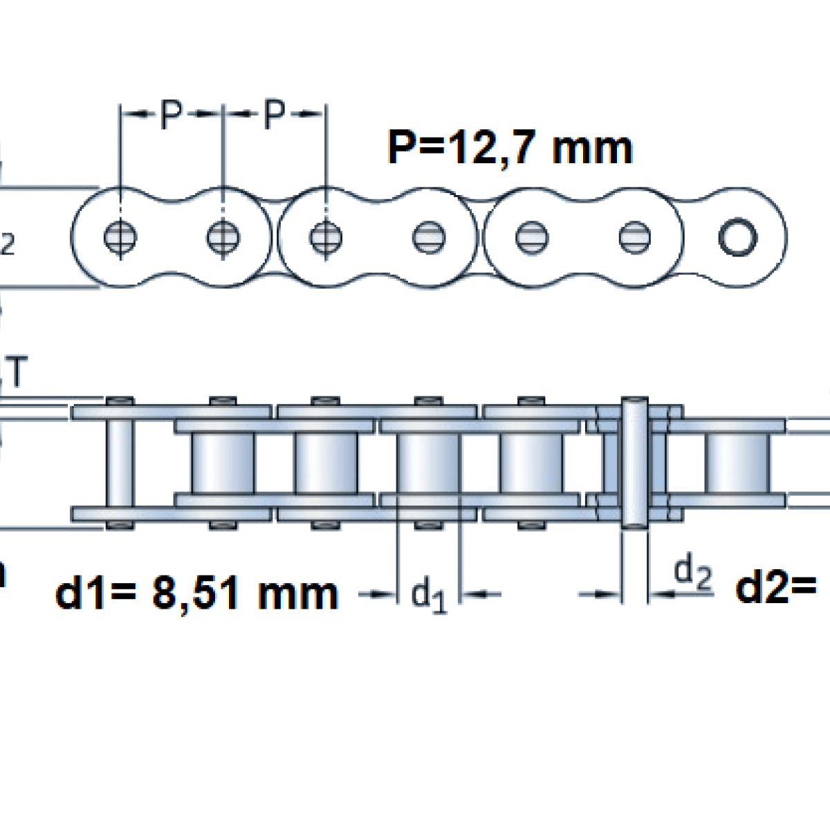 Retaz 08 B1 SS   nerez